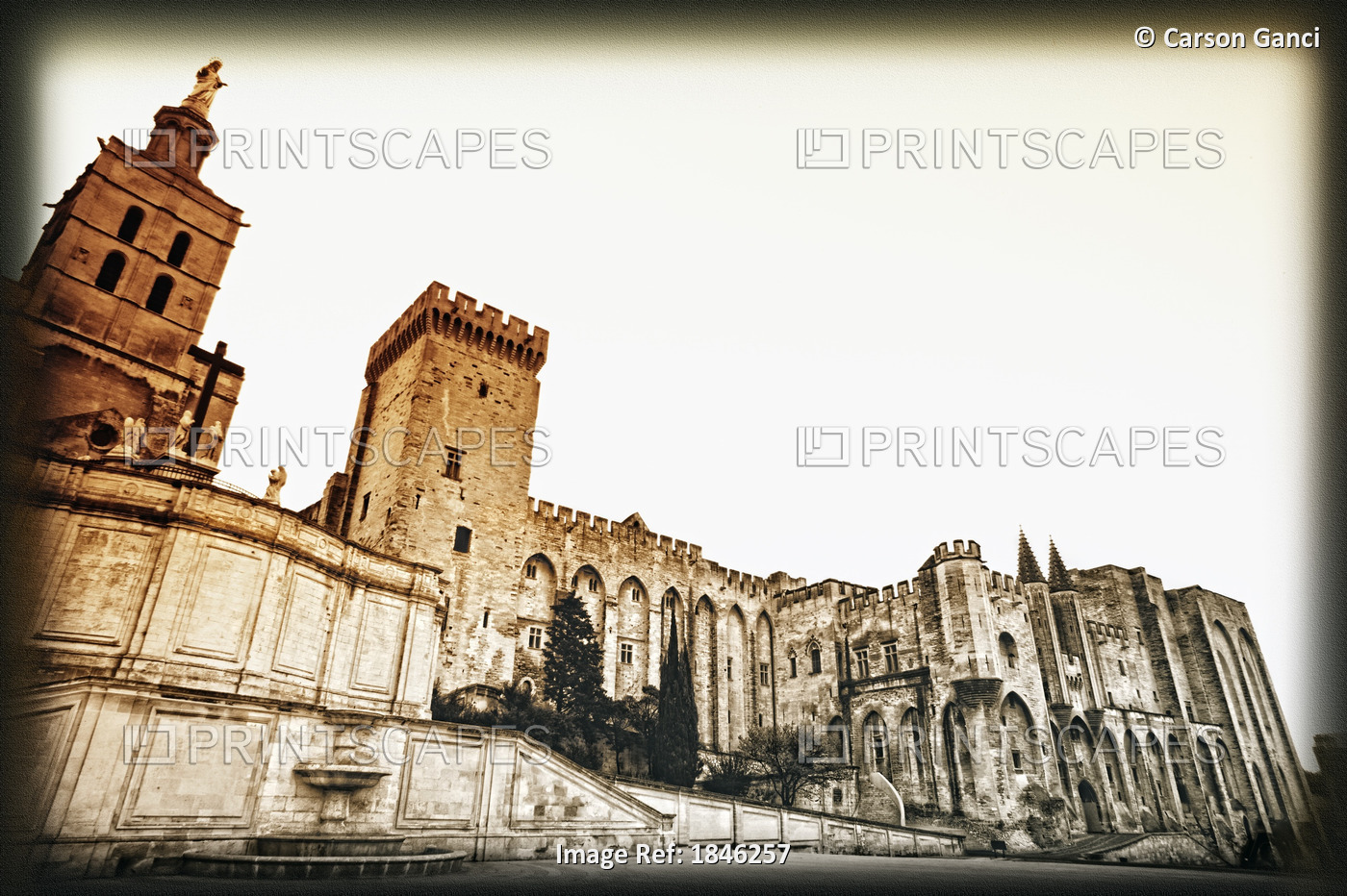 Avignon, Provence, France; Pope's Palace (Palais Des Papes)