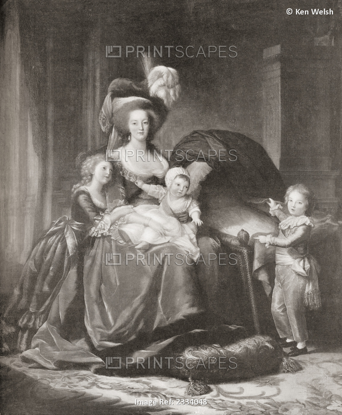 Marie Antoinette And Her Children Marie Th