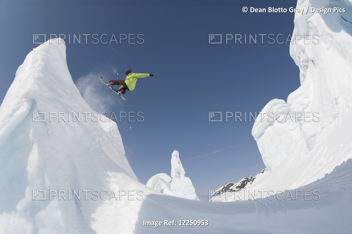 Professional Snowboarder, Kevin Pearce, Extreme Snowboarding On Formations On A ...