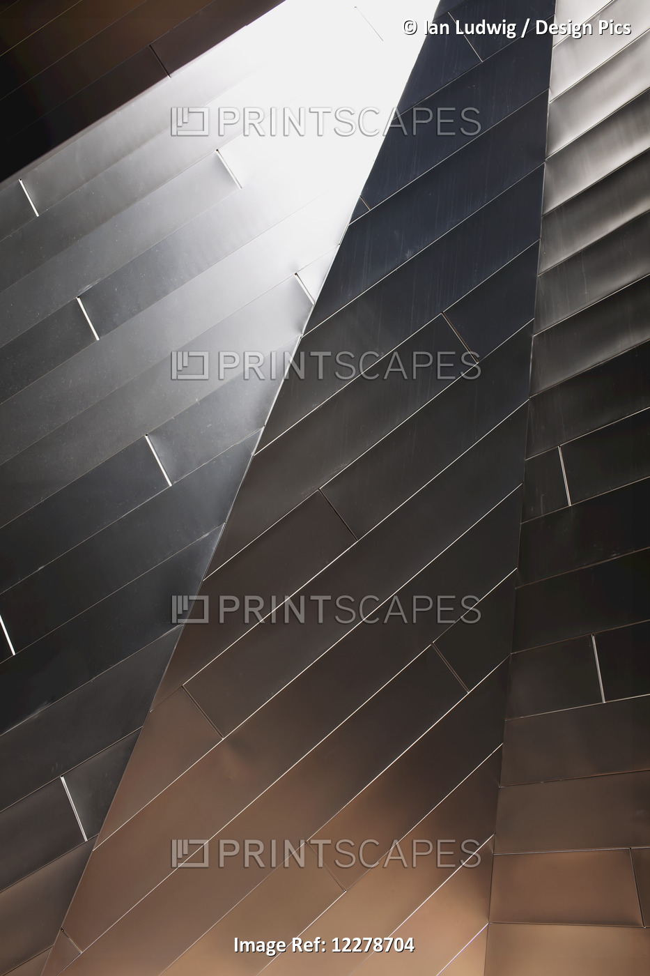 Building Abstract Showing Different Angles Of Reflected Light; Las Vegas, ...